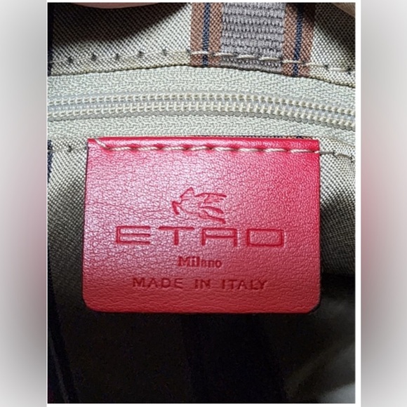 ETRO Vintage Boston Bag! Purple Trim💜 - Picture 3 of 9